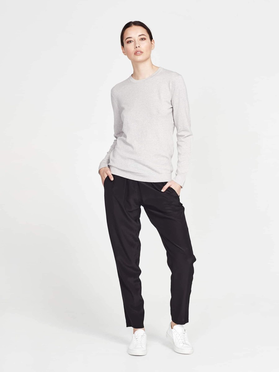 JHL Wide Trackpant (Cotton Cashmere) Grey Marle – Juliette Hogan